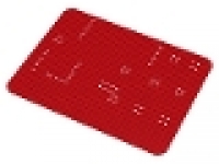 Grundplatte 24x32 rot, 10p03 aus dem Set 358