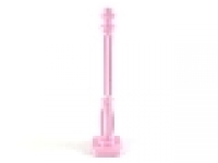 Support 2 x 2 x 7 Lamp Post, 6 Base Flutes 2039, pink