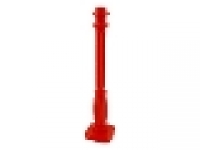 Support 2 x 2 x 7 Lamp Post, 6 Base Flutes, 2039, rot
