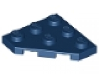 Diagonalplatte 3x3 dunkelblau