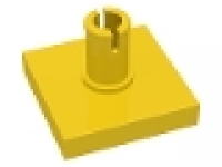 Lego Fliesen mit Technikpin 2460 gelb