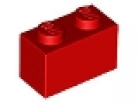 Schnäppchen 50 x Lego Steine 1x2 rot