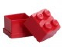 LEGO Mini Box 2x2 rot 4.6 x 4.6 x 4.3 cm, NEU & OVP,