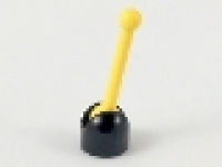Lego Antenne klein gelb , Halter schwarz