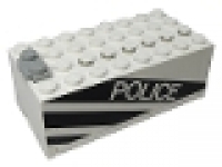 9V-Batteriekasten weiß Police 4760cx1 mit Deckel