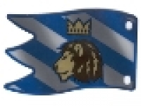 Flagge blau mit Löwenkopf bb0158a